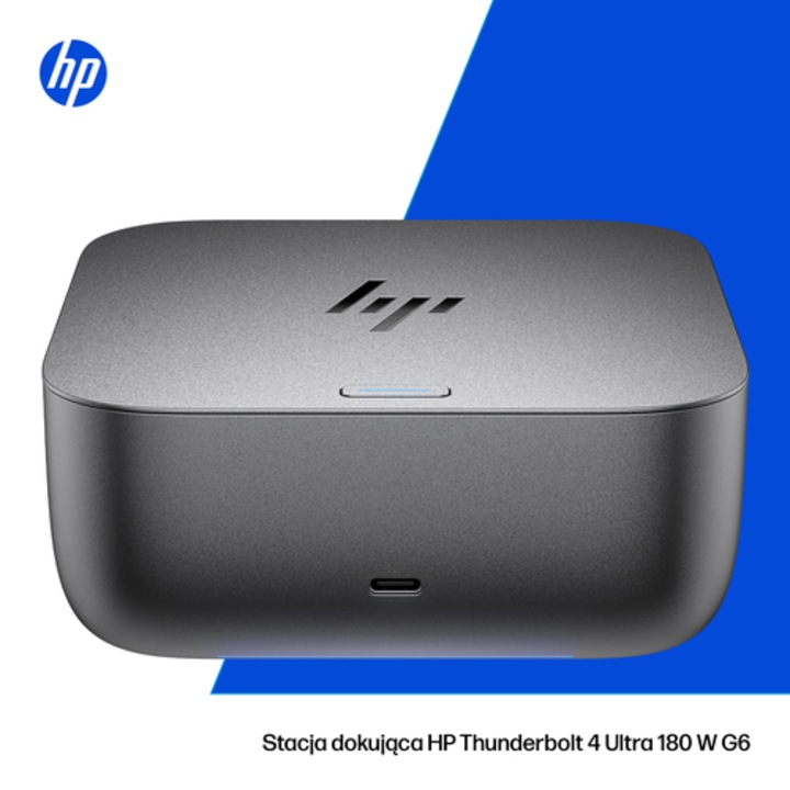 HP Thunderbolt 4 Ultra dokkolóállomás 180W G6 szürke 8K 360Hz 230W 10x100x2500 Mbit/s