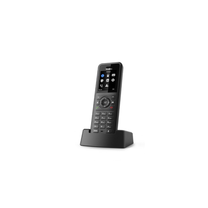 Yealink W57R IP telefon, vezeték nélküli, fekete, 2 vonal, 1.8" kijelző