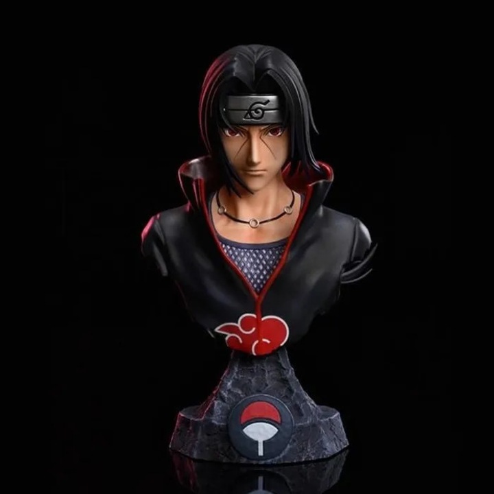 Naruto Itachi Uchiha manga anime gyűjtemény mellszobor figura