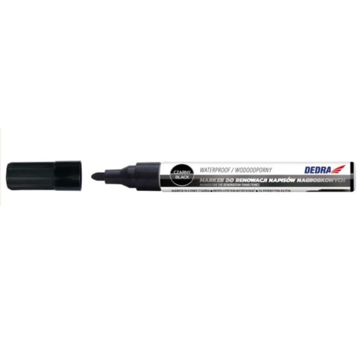 Fekete sírkőmarker Dedra M89Z73