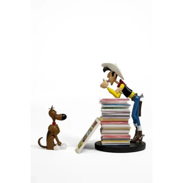 Gyűjthető figura: Lucky Luke és Rantanplan kaparós ajándékjeggyel