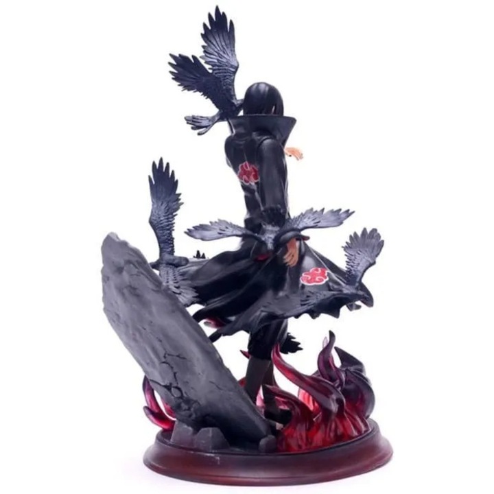 Itachi Uchiha Naruto Shippuden anime figura, PVC gyűjthető, szobadekoráció