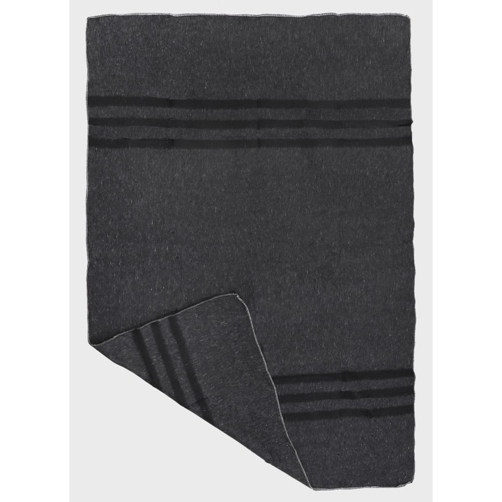 Patura Militara, Mil-Tec, Model Outdoor, Foarte Grosa Si Calduroasa, Izolare Termica Excelenta, Material Rezistent Cu Lana, Ideala Pentru Camping, Picnic, Voiaj, Gradina Sau Casa, Design Clasic, Durabil, Calitate Superioara, 195x150 cm, Gri