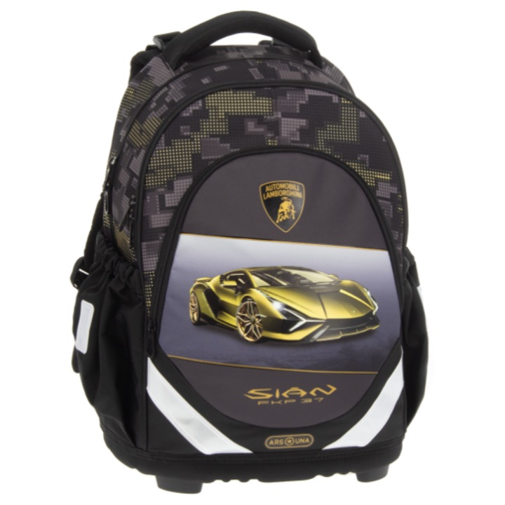 Iskolatáska ARS UNA Anatomy M - Lamborghini (5523)