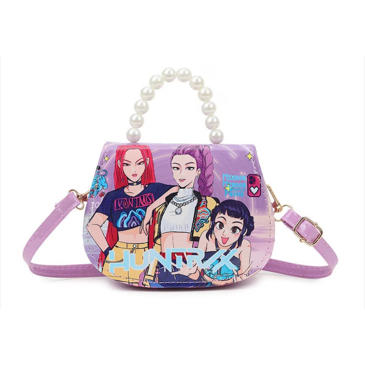 Geanta Fetele K Pop, gentuta demon hunters, 16 cm, BimBimBo