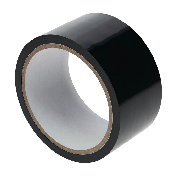 Banda intima autoadeziva Ouch PVC 20m negru 5cm