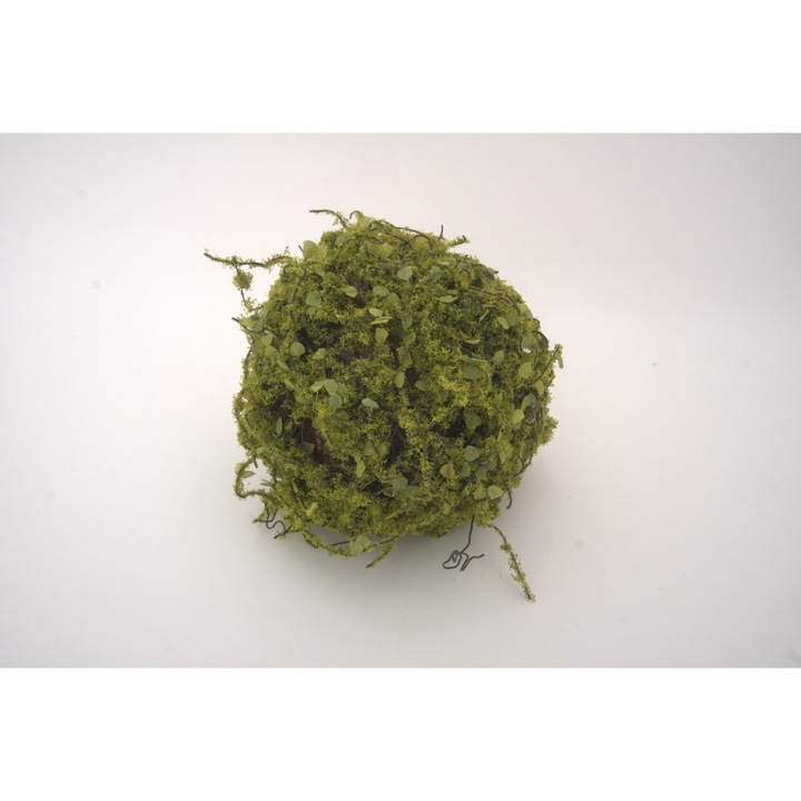 Mű moha gömb, zöld színű, Ø 15 cm, B.S.P. / SL1197