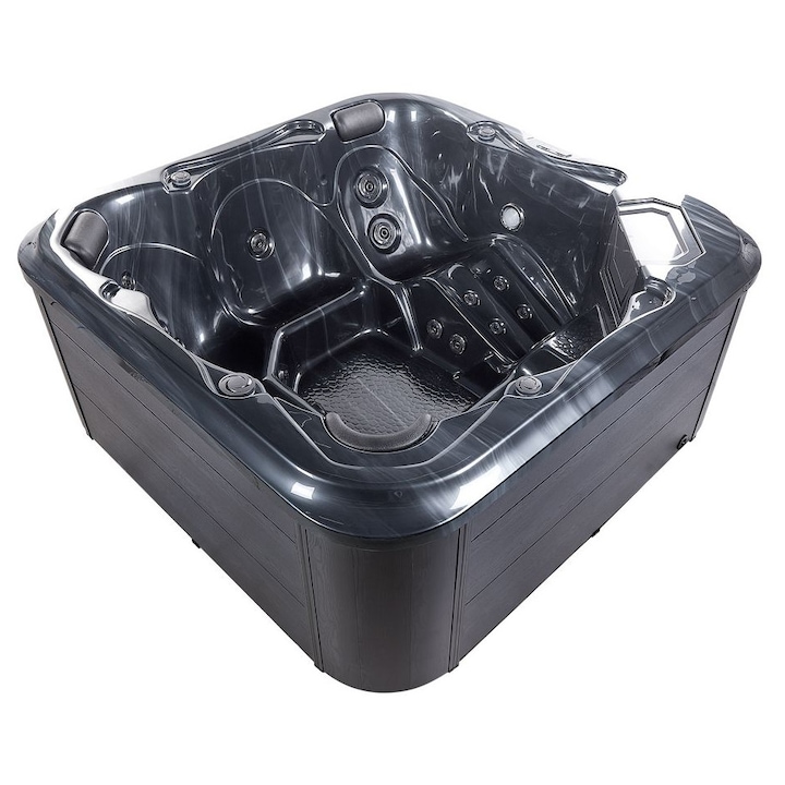 Jacuzzi exterior cu LED Tularosa Gri grafit