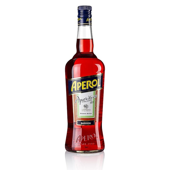 Aperitiv Aperol, 1L, 11% alcool, gust dulce amar, pentru cocktailuri
