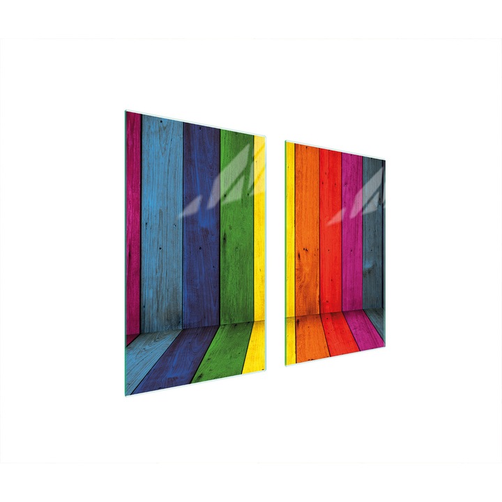 TMK ArtDeko üveg védőlap 75x52cm többszínű multifunkcionális