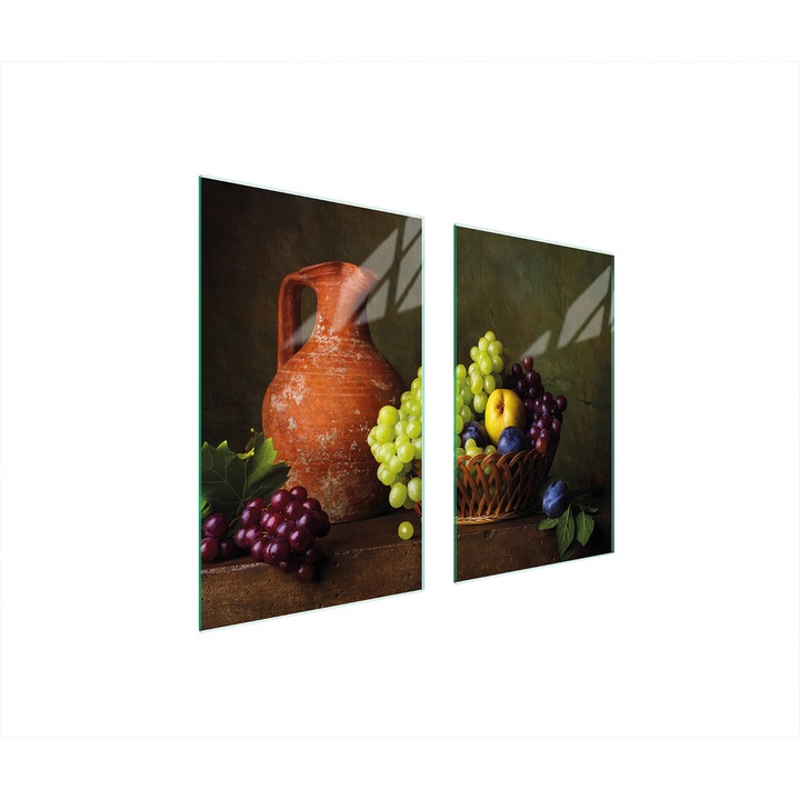 TMK ArtDeko üveg védőlap 75x52cm többszínű