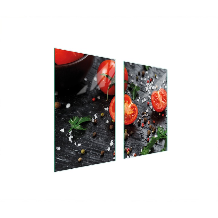TMK ArtDeko üveg védőlap 75x52cm többszínű