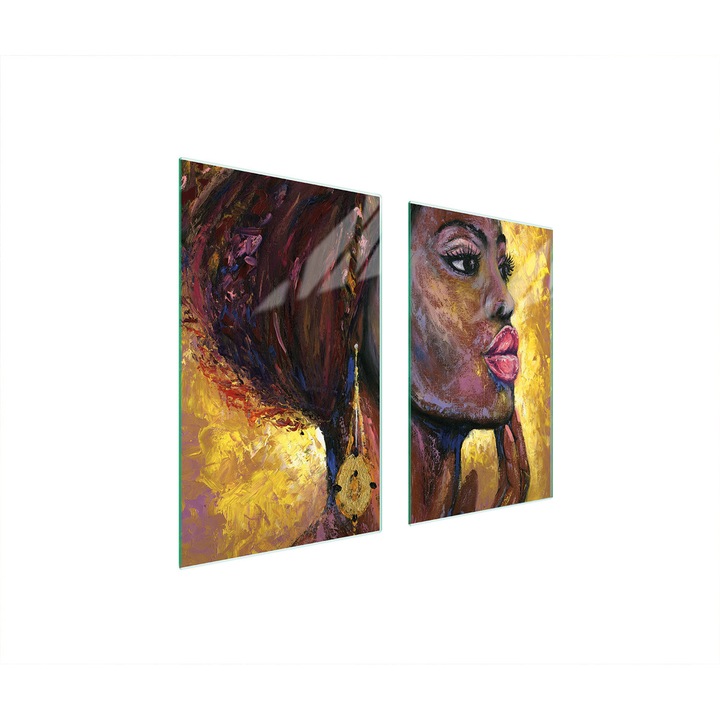 TMK ArtDeko üveg védőlap 75x52cm többszínű