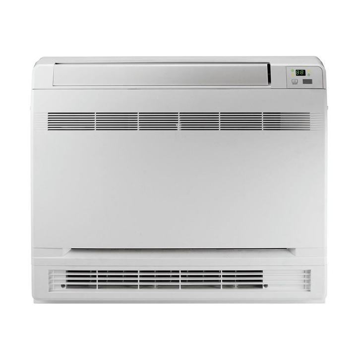 Aer conditionat tip consola Gree GEH12AAXD-K6DNA1A, Wi-Fi, Autocuratare, Turbo, 12000 BTU, Clasa A++/A+, Alb