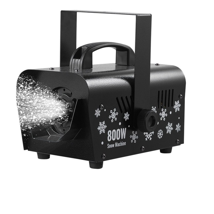 Машина за сняг VEVOR 1500W, безжично дистанционно управление, 5L резервоар, черна, 445x310x440mm