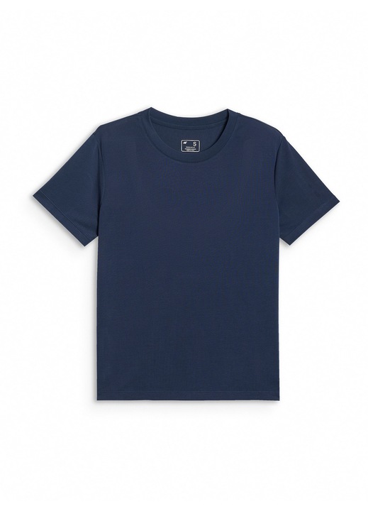 Tricou 4F regular neted de dama - bleumarin L