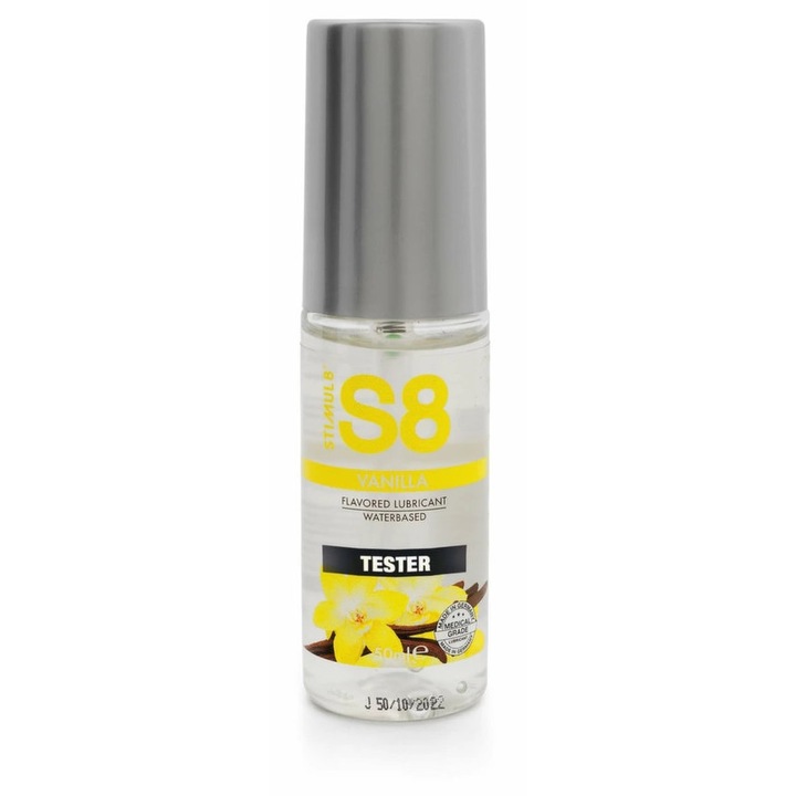 Stimul8 S8 síkosító gél 50ml ízesített teszter, átlátszó