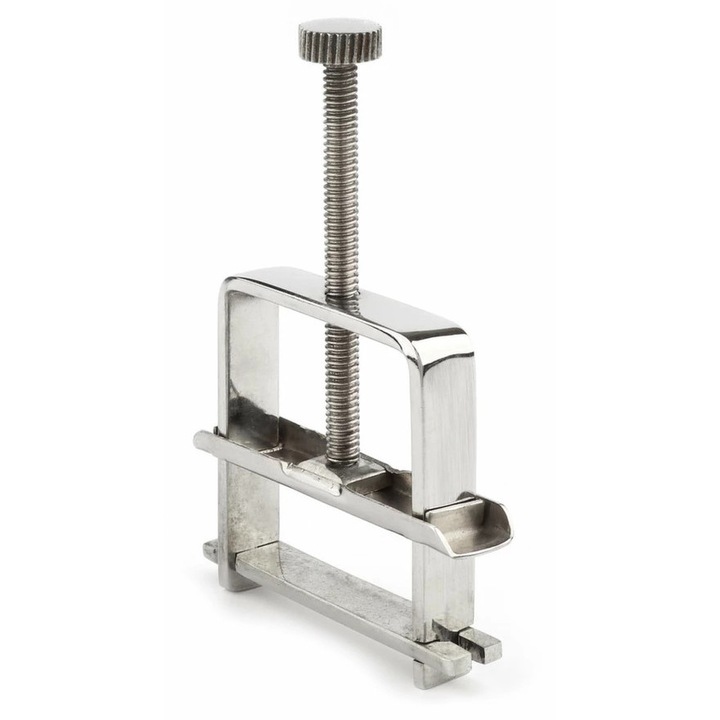 Clema pentru sfarcuri Mr Steel, otel inoxidabil, reglabil, argintiu, 6.5x1.2cm