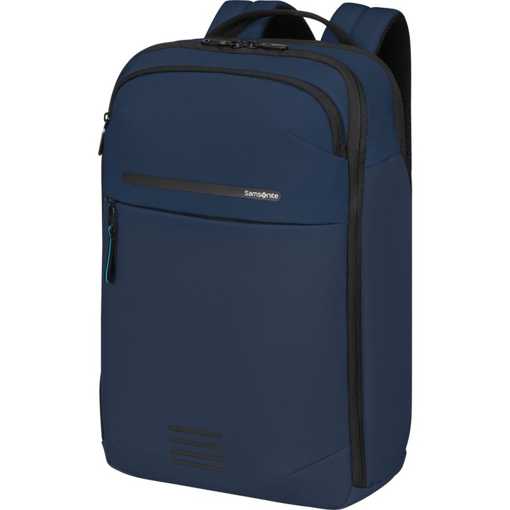 Rucsac laptop Samsonite Moderny 15,6 inch albastru 44x28x18cm polyester