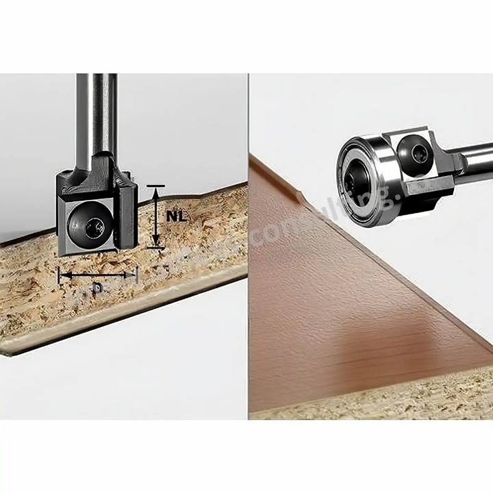 Freza pentru frezarea coplanara, cu placute amovibile S8 HW D19 12x12 KL OFK, Festool