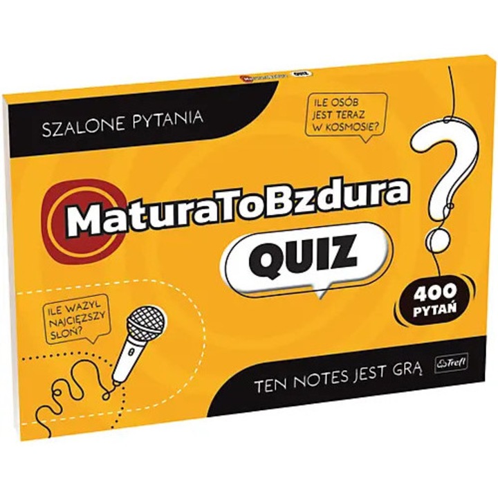 Joc de societate Trefl Matura to bzdura Quiz multicolor
