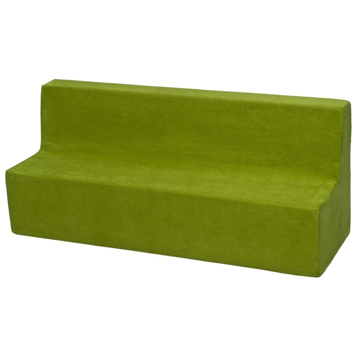 Детски диван Velinda зелен 50x120x40см ергономичен