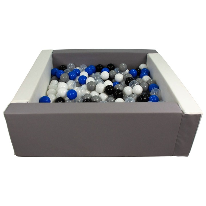 Сух басейн Velinda, 5 части, полиуретанова пяна, многоцветен, 90x90x30см