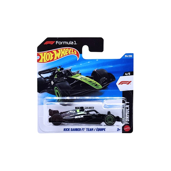 Masinuta Metalica Hot Wheels Kick Sauber F1 Team Equipe