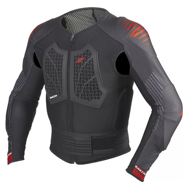 Protectie (armura) Zandona model Action Jacket (Level 2) - culoare: negru/rosu - X7 (inaltime de la 168 la 177 cm), M