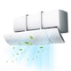 Deflector de vant pentru aer conditionat, Bedee, Deflector de vant pentru aer conditionat rece, Deflector de vant reglabil pentru aer conditionat, Protectie universala retractabila impotriva vantului pentru aer conditionat (1 buc)