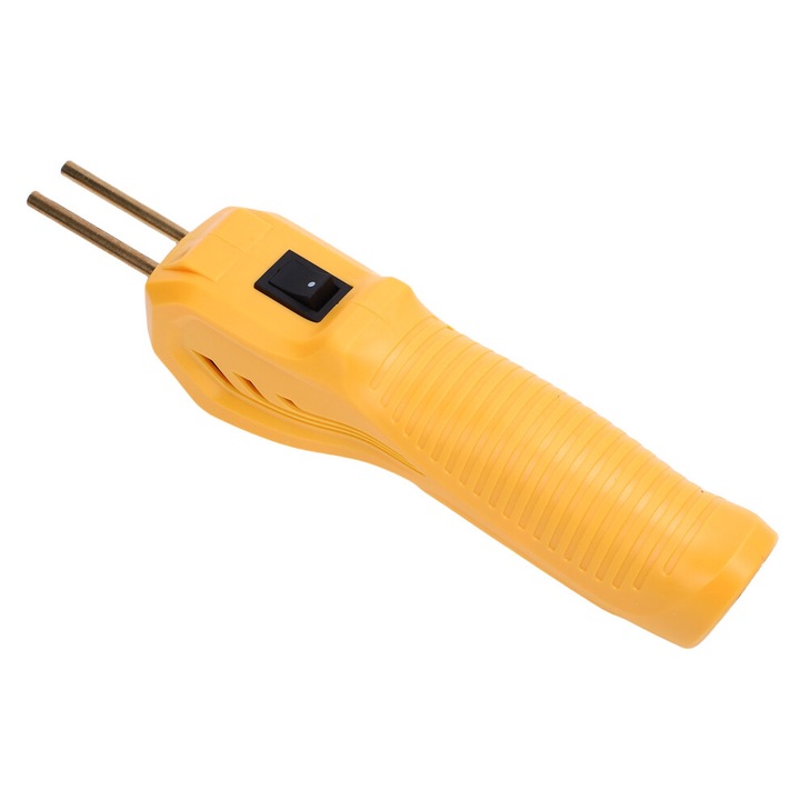 Hordozható műanyag hegesztő készlet 50W 5000mAh sárga 10A-100A 200 kapocs