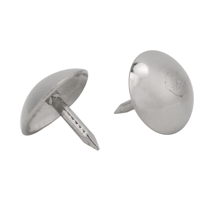 Kárpitos szegek 150 db, vas, ezüstfehér, 9x2x7mm, kerek fej