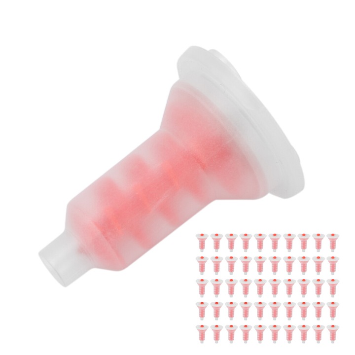 50 buc Varfuri amestecare dentara intraoral 5:1, alb, universal