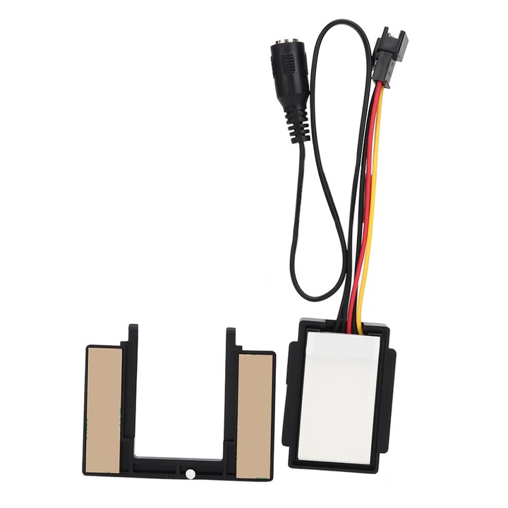 Comutator tactil cu inductie LED pentru oglinda baie, alb-albastru, DC5-24V