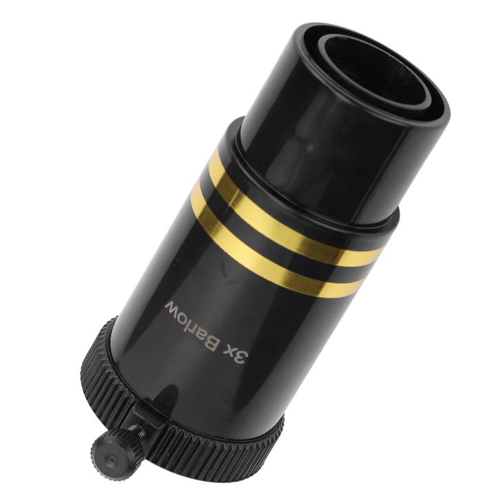 Barlow lencse teleszkóphoz 1.25 inch 3X akromatikus többrétegű, műanyag és optikai üveg, 32g