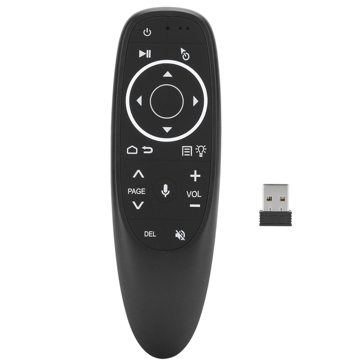 Telecomanda vocala inteligenta G10S Pro Mouse wireless 2.4G 17 butoane Giroscop