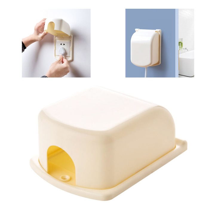 Capac protectie intrerupator ABS 8.6x8.6cm 14x10.5x6cm