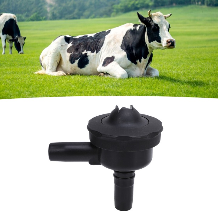 PSU légzáró szelep fejőgépekhez, fekete, 107x105mm
