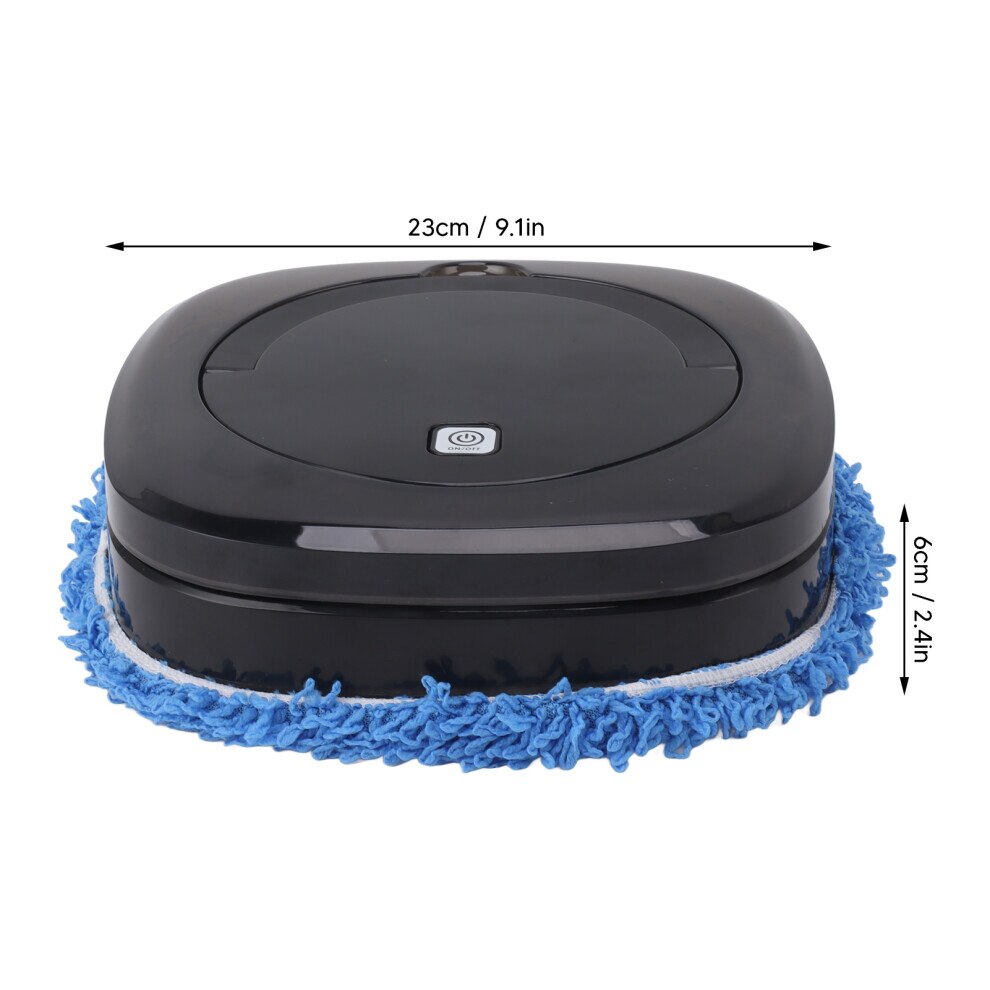 Robot aspirator si mop negru 23x23x6cm autonomie 120min silentios