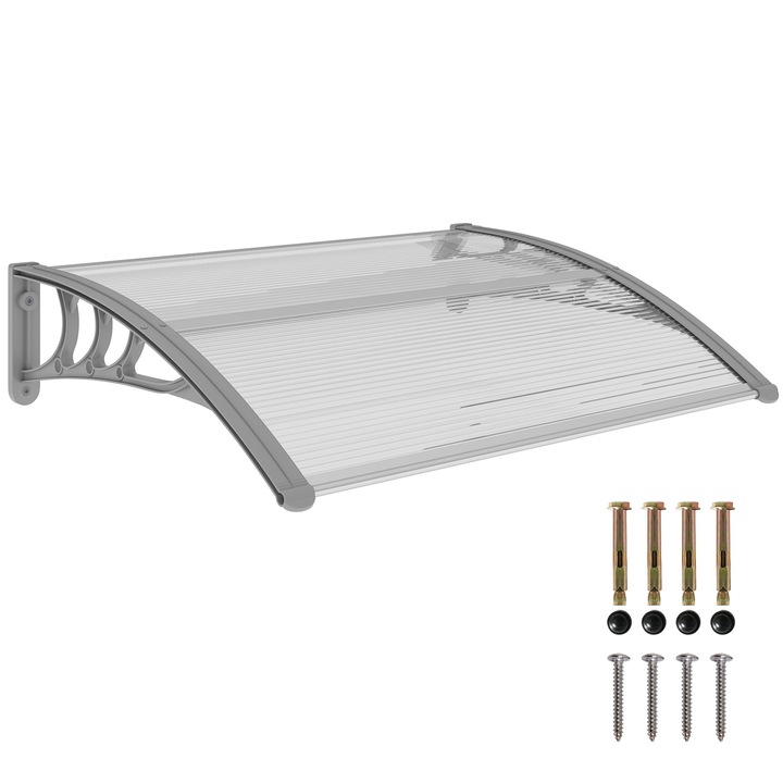 Copertina intrare OEM 100x75x23cm argintiu rezistenta UV impermeabila