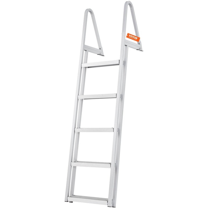 Scara detasabila VEVOR 5 trepte aluminiu antiderapanta 61x45x183cm 159kg capacitate