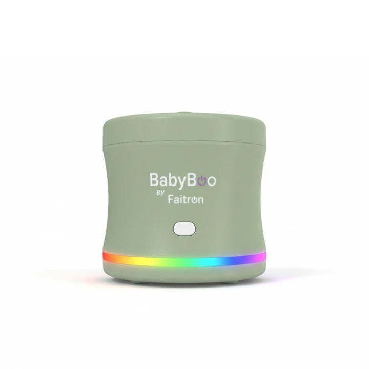 Recipient Faitron BabyBoo, Incalzire alimente, Putere 70W, Capacitate 350ml, Greutate 0.5kg, Indicator LED, Timer Smart, Incarcare USB-C, Verde
