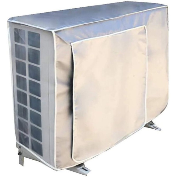 Husa impermeabila pentru aparat aer conditionat 80CMx32CMx57CM, Oxford, argintiu