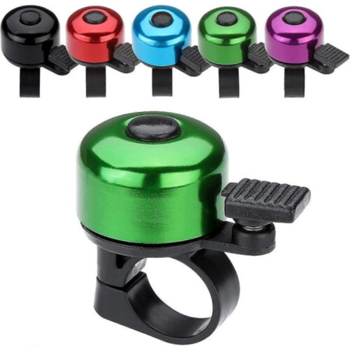 Színes kerékpár csengő, 22mm, tiszta hang, szett