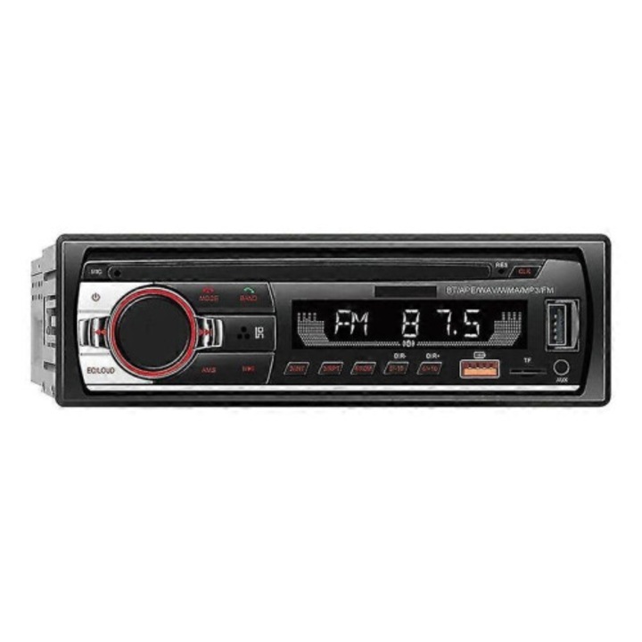 Autórádió USB Bluetooth MP3 fekete 520 alumínium 20x5cm