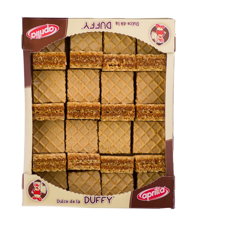 Ostyalapok karamellkrémmel és földimogyoróval, Aprilia Duffy, 500g