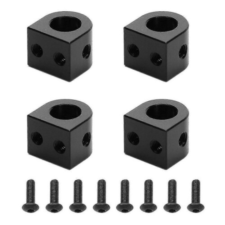 Fekete fém karosszéria tartó RC 1/10 készlet 4 db