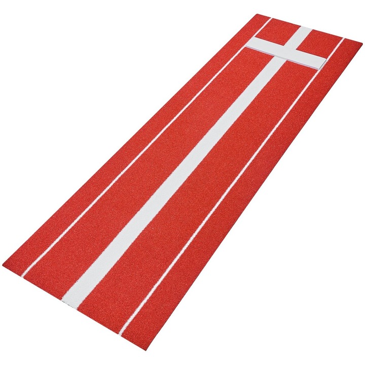 VEVOR 305x92cm червен неплъзгащ се преносим килим за софтбол