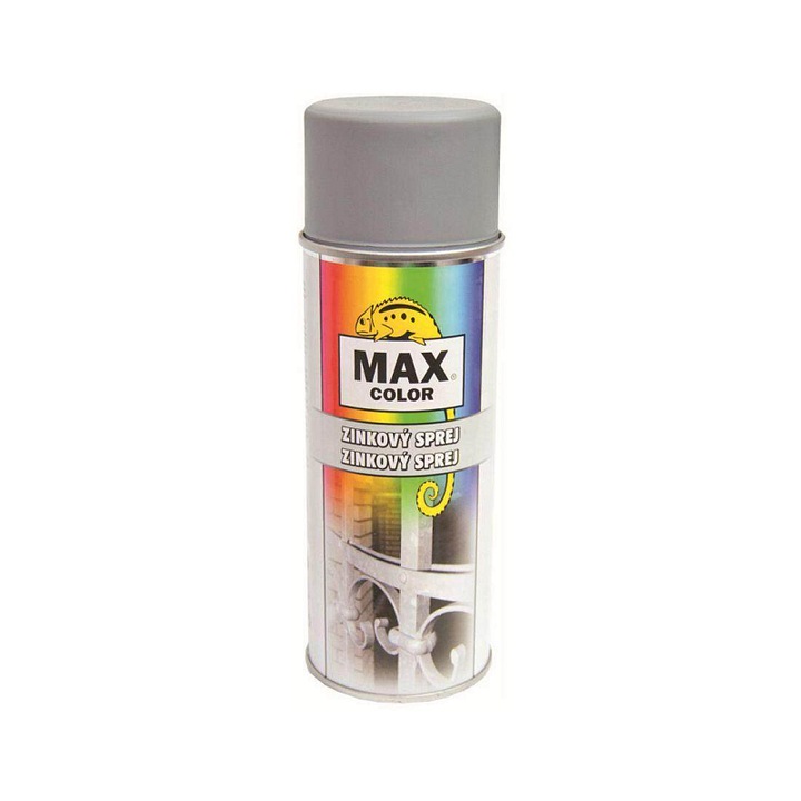 Cink spray MAX COLOR 400ml cinkezett 6,8x20x6,8cm