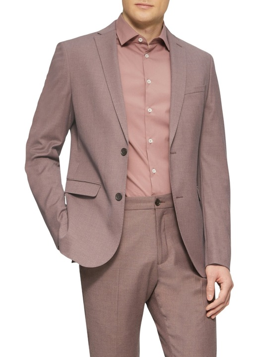 S.Oliver BLACK LABEL Мъжко елегантно сако, Slim fit кройка, Тъмно лилалв